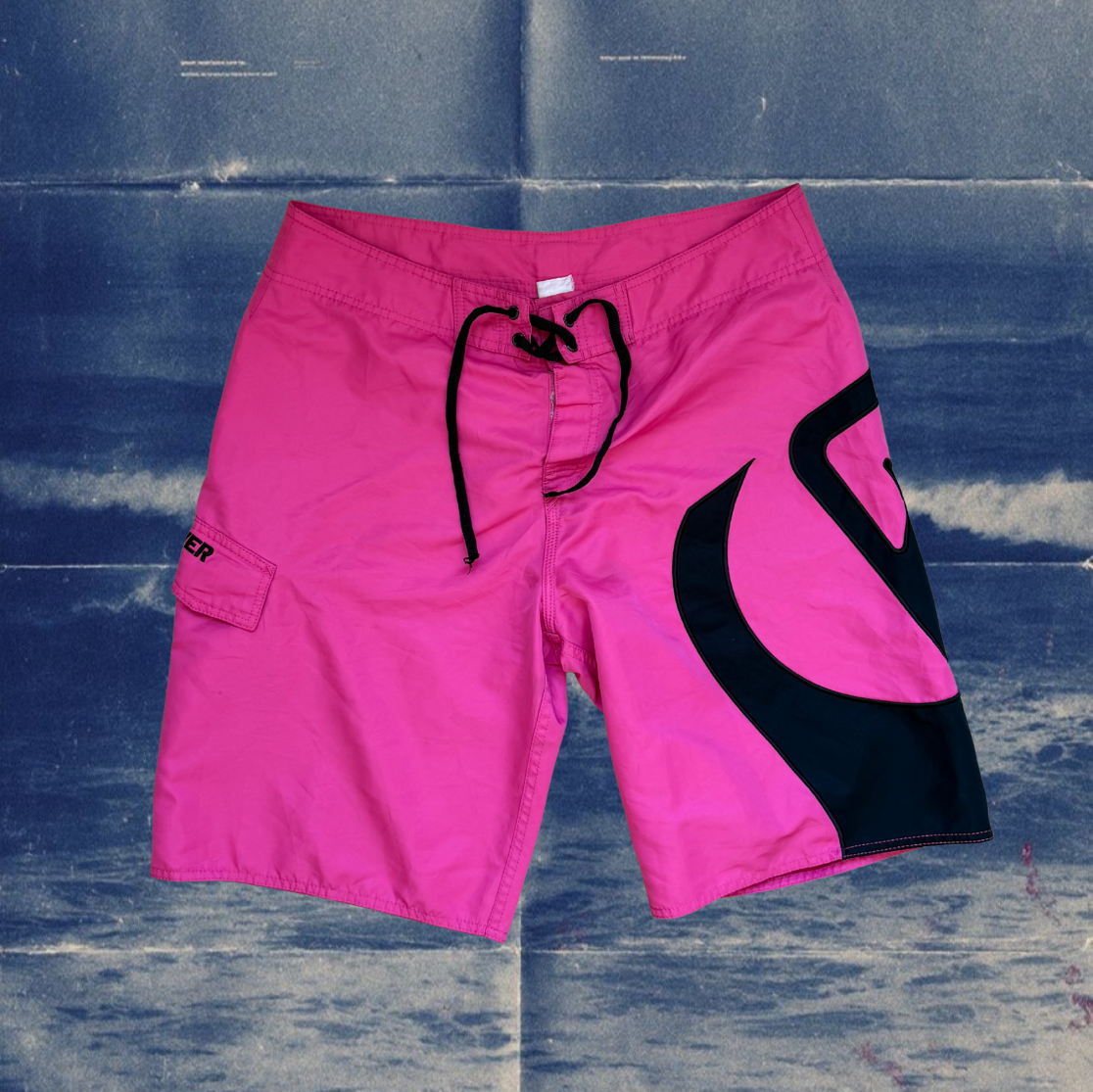 Quicksilver bright pink vintage boardies