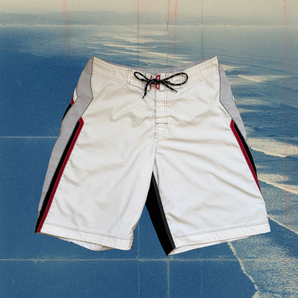 Billabong white & black vintage boardies