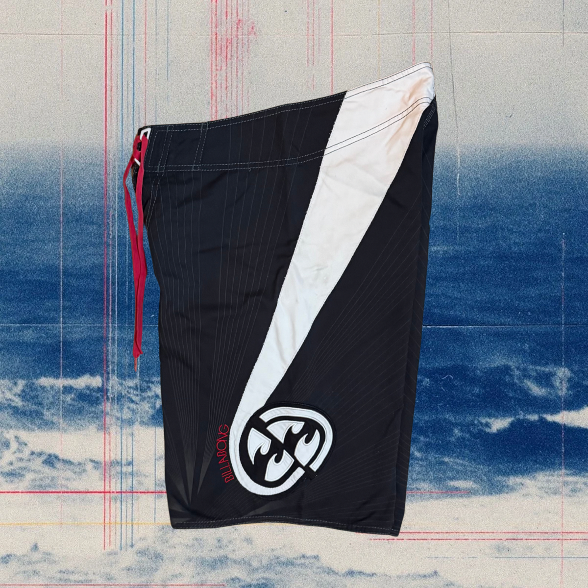Andy Irons X Billabong Samurai black vintage boardies