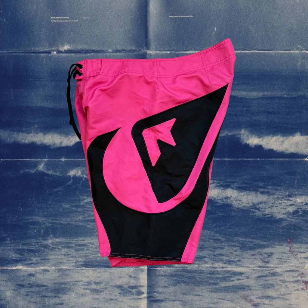 Quicksilver bright pink vintage boardies