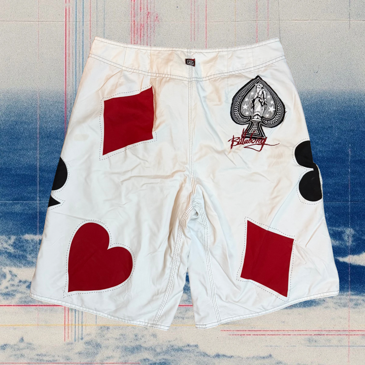 Billabong Taj Burrow "Royal Flush" Signature Series vintage boardies