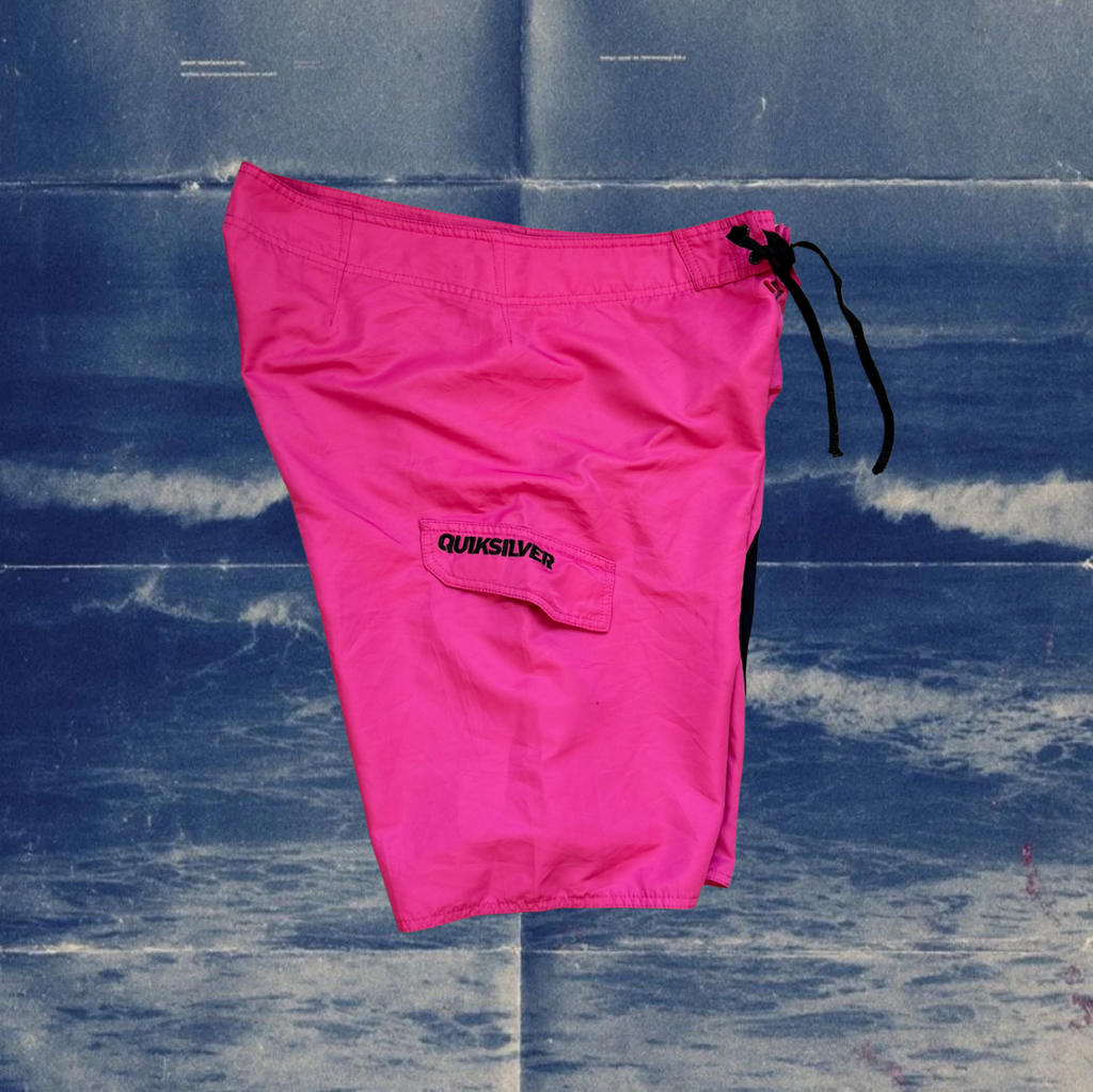 Quicksilver bright pink vintage boardies
