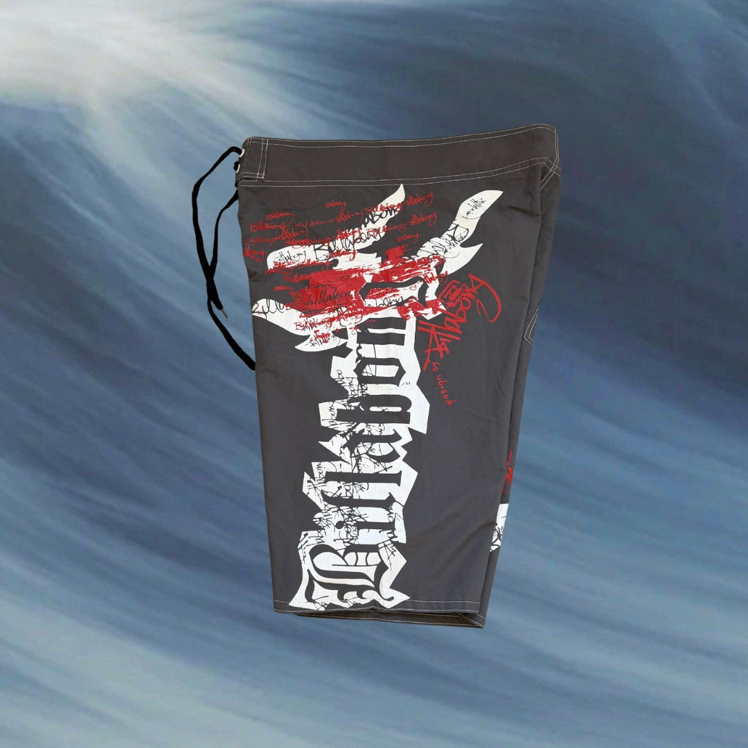 Billabong grey graphic vintage boardies