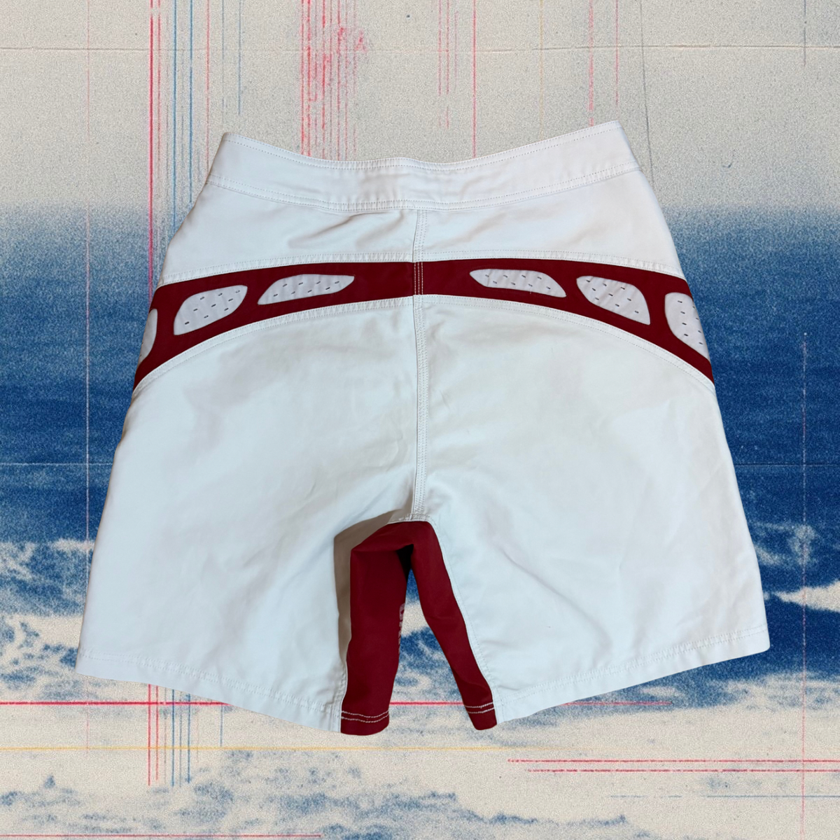 Oakley red/white vintage boardies
