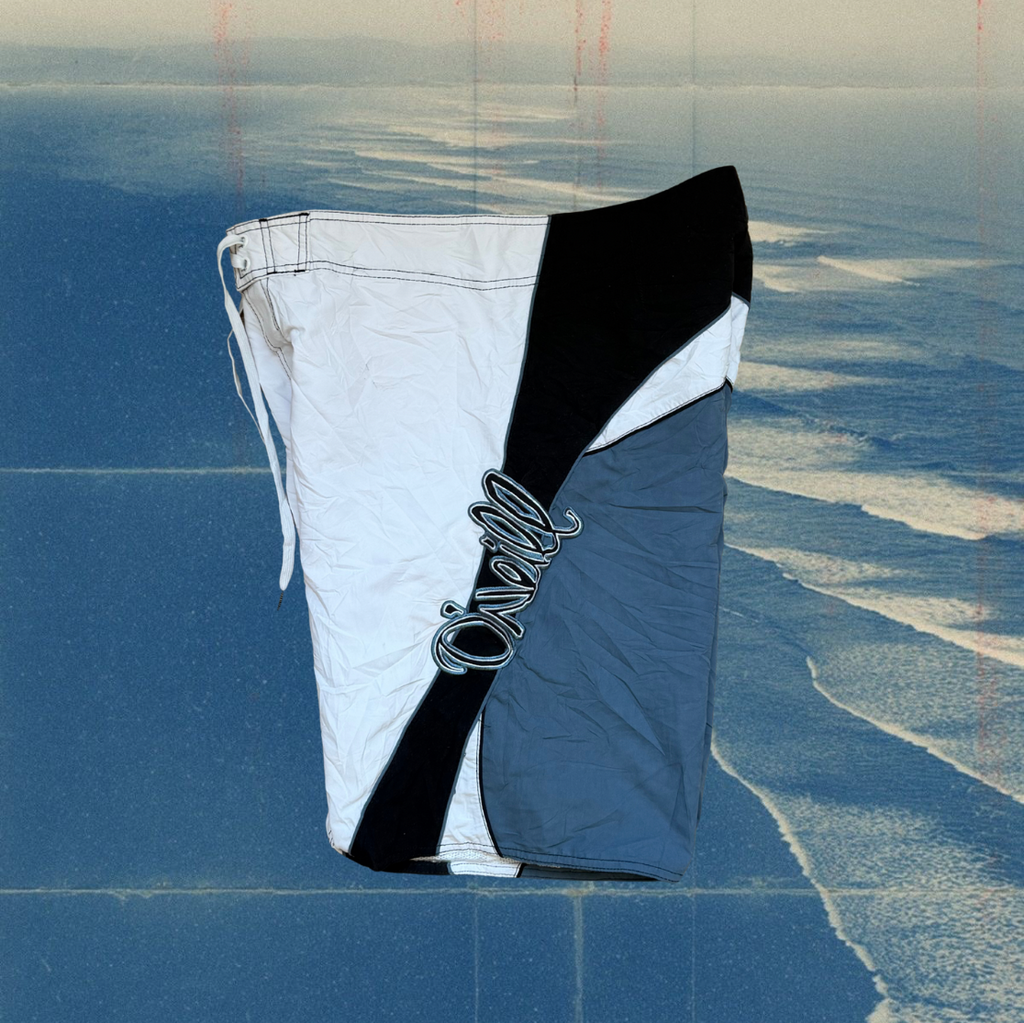 O’Neill white/blue vintage boardies