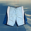 Quicksilver light blue & navy vintage boardies
