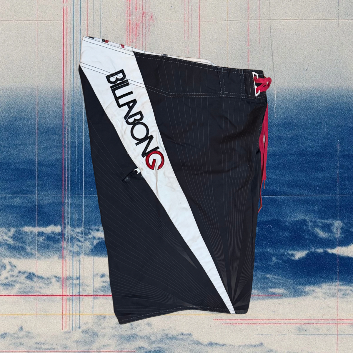 Andy Irons X Billabong Samurai black vintage boardies