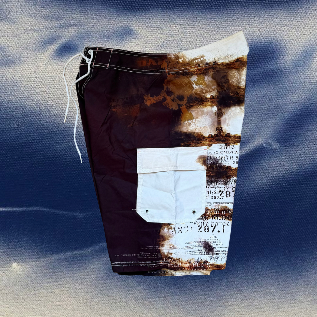 Oakley brown printed vintage boardies
