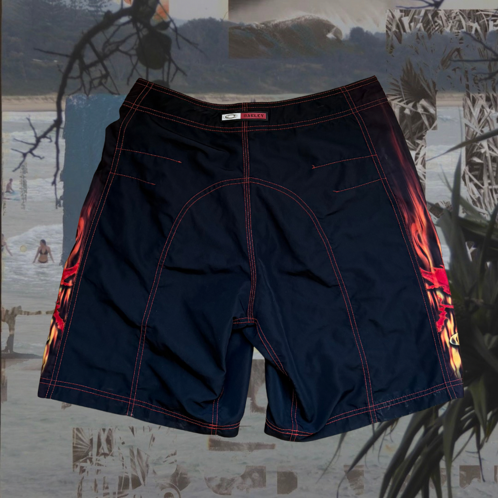Oakley Skull Flame vintage boardies