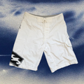 Billabong white with black logo vintage boardies