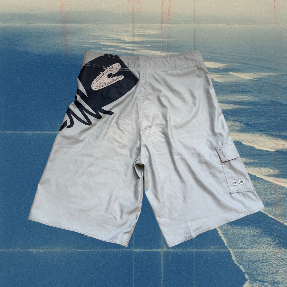 O’Neill grey with navy logo vintage boardies