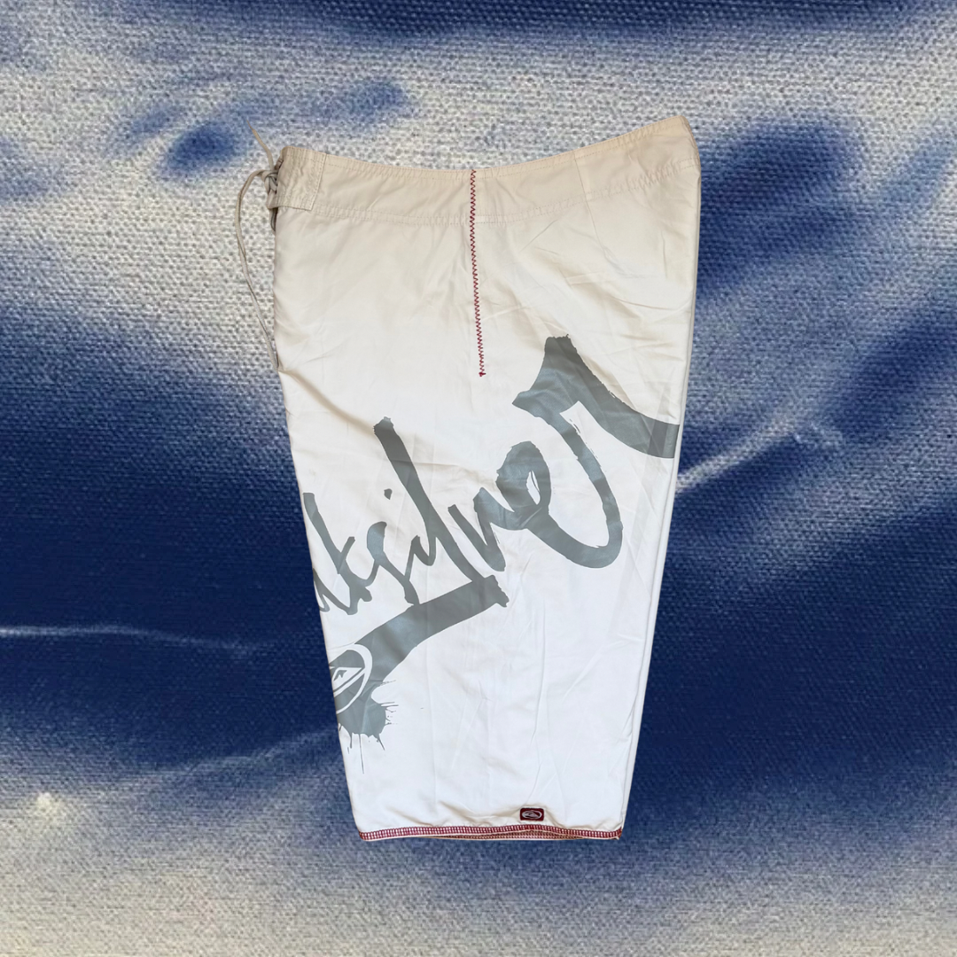 Quicksilver white vintage boardies