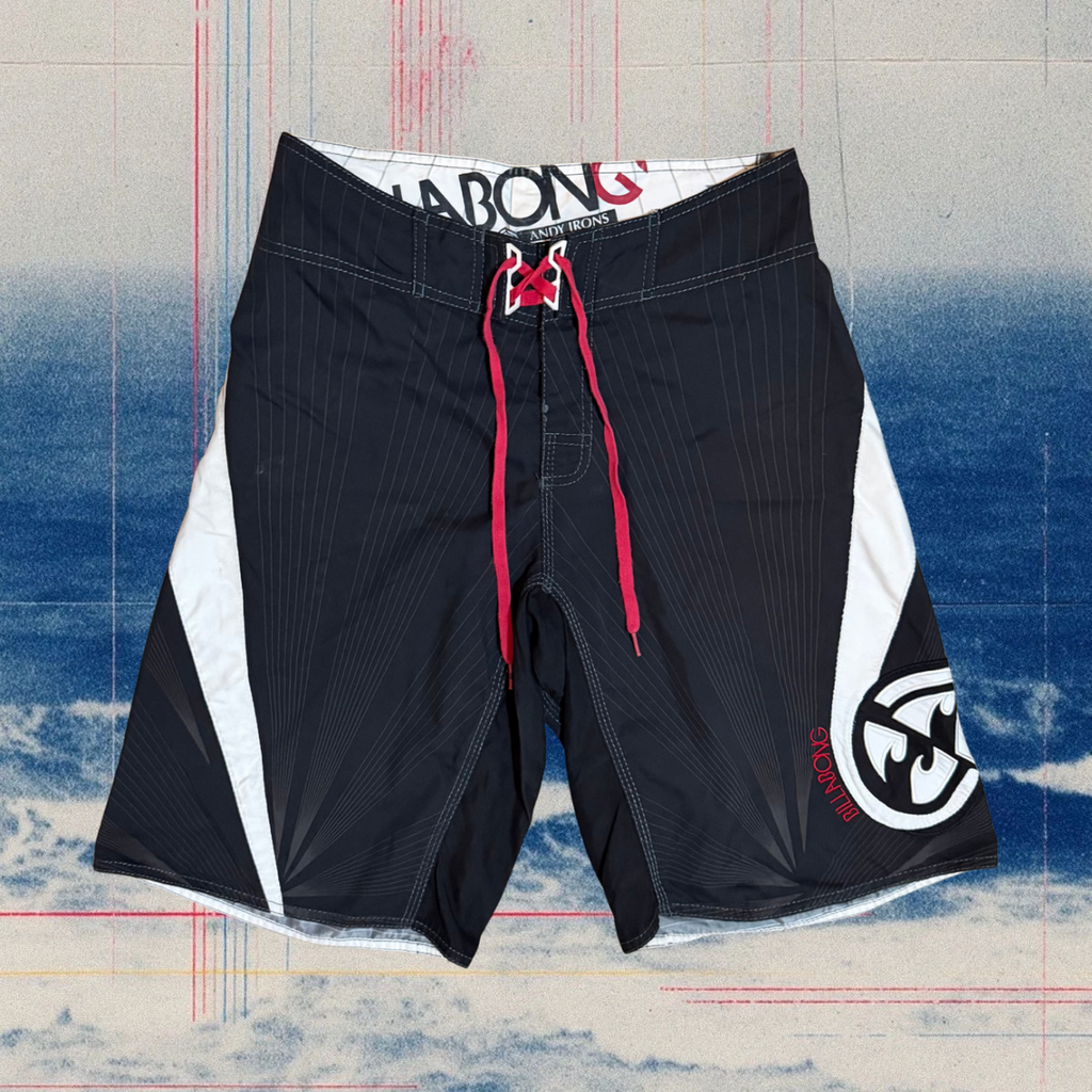 Andy Irons X Billabong Samurai black vintage boardies