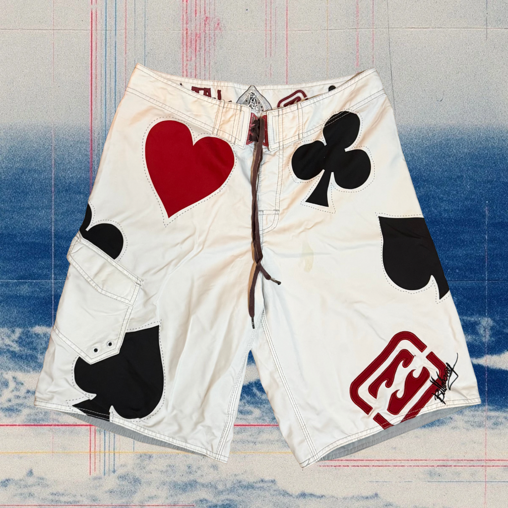 Billabong Taj Burrow "Royal Flush" Signature Series vintage boardies