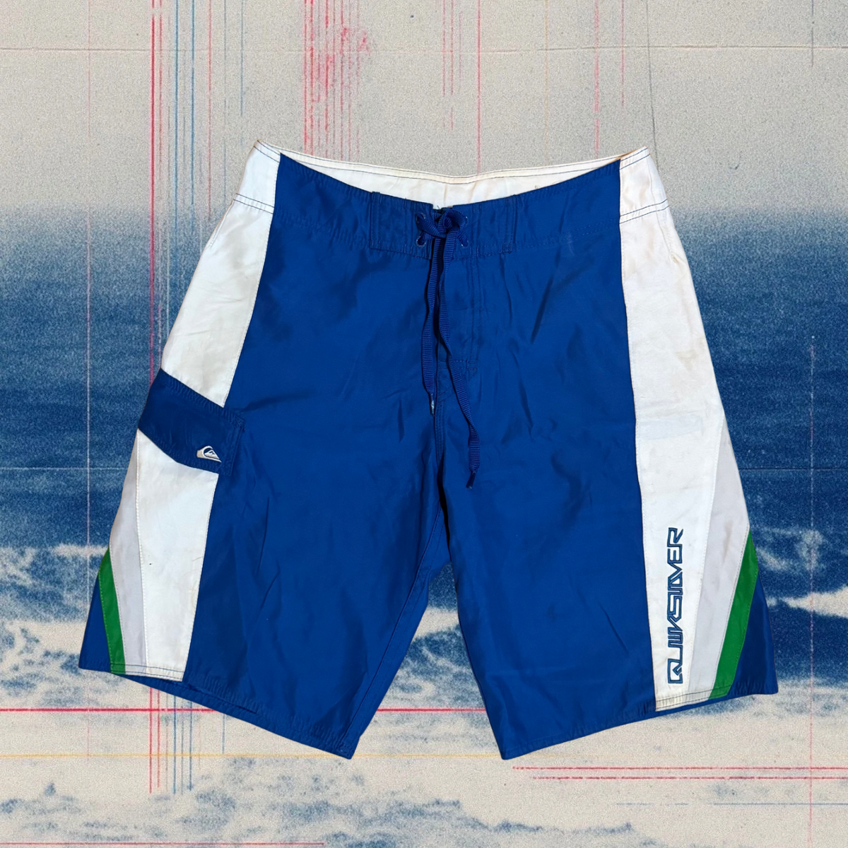 Quicksilver retro blue vintage boardies