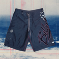 Billabong signature black striped vintage boardies