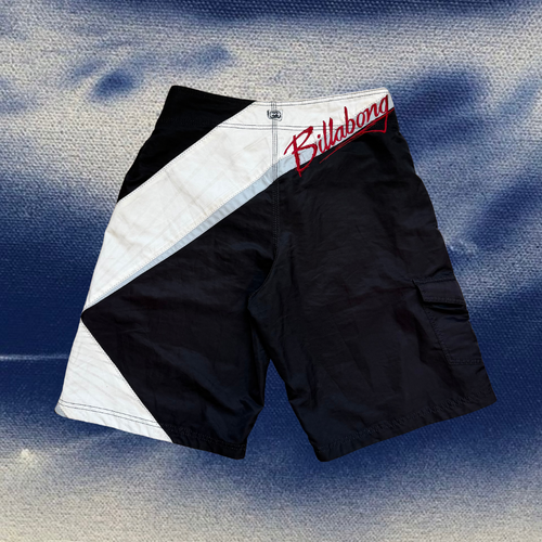 Billabong black/white signature vintage boardies