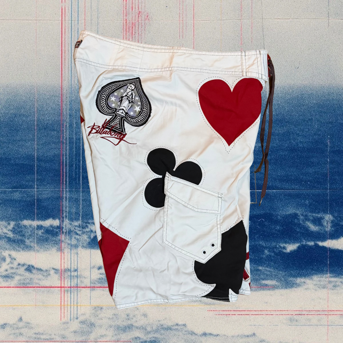 Billabong Taj Burrow "Royal Flush" Signature Series vintage boardies