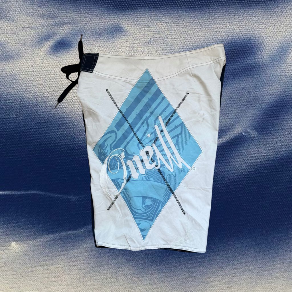 O’Neill blue/white vintage boardies