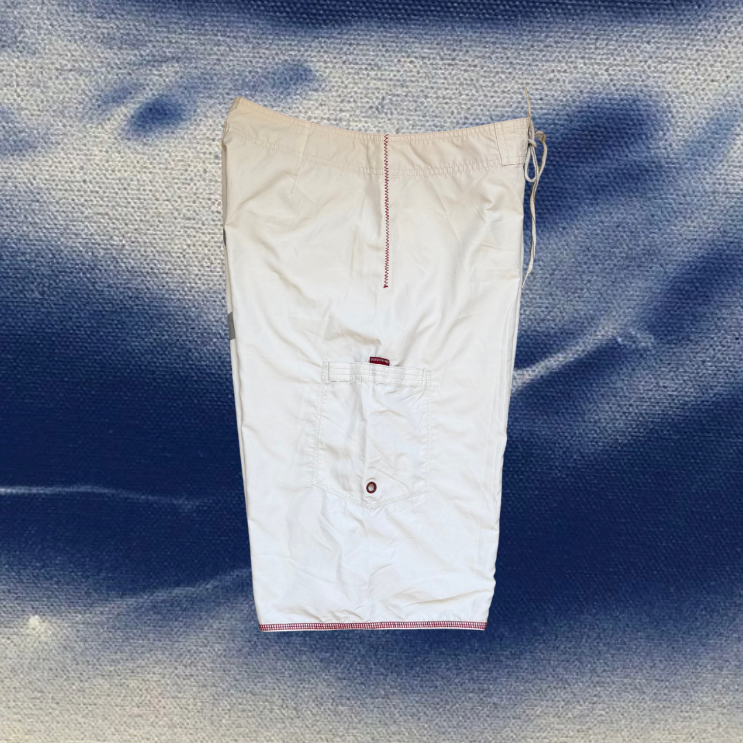 Quicksilver white vintage boardies