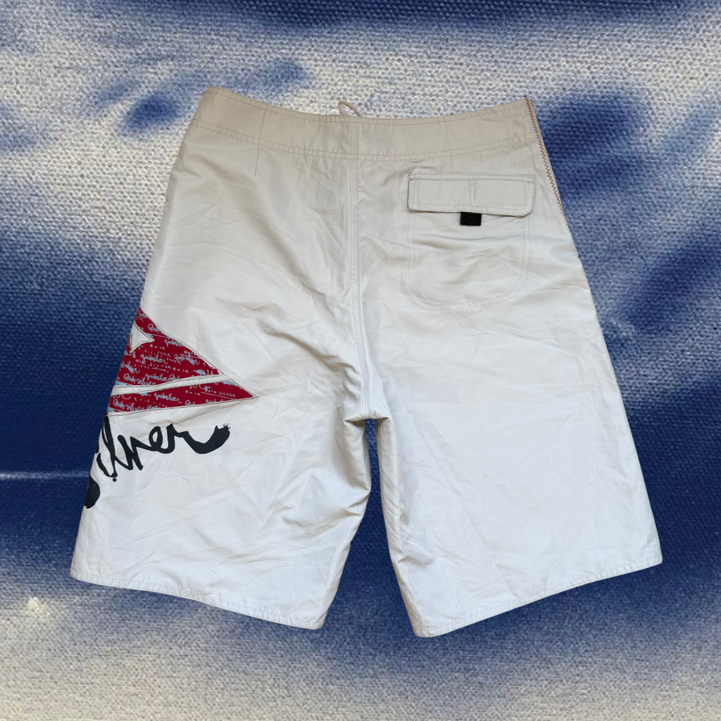 Quicksilver light grey vintage boardies