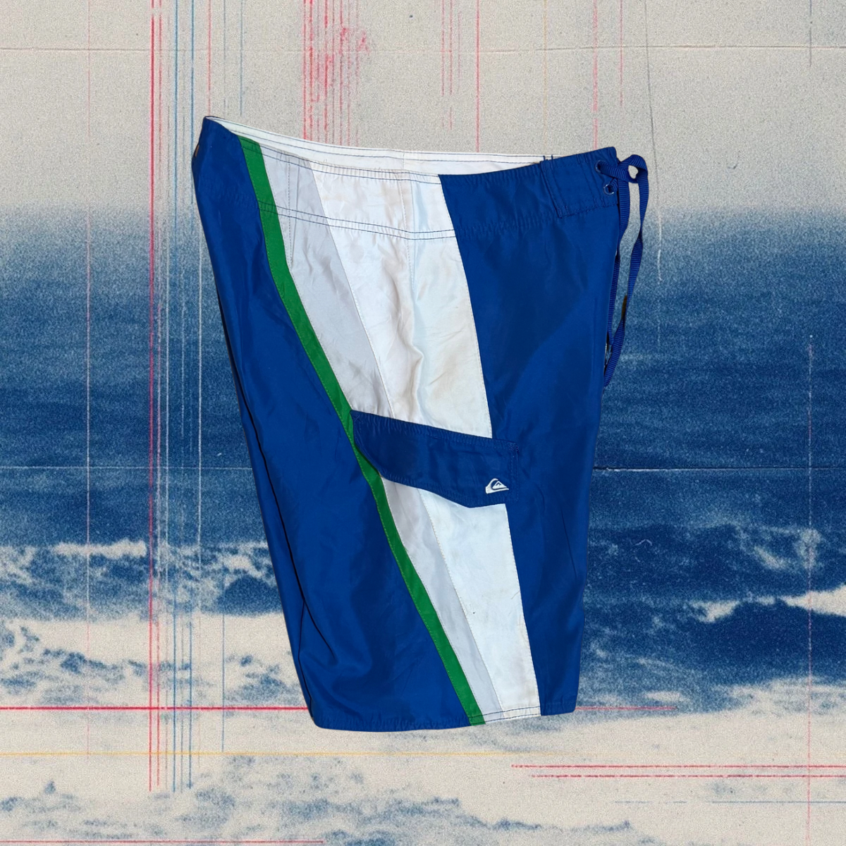 Quicksilver retro blue vintage boardies