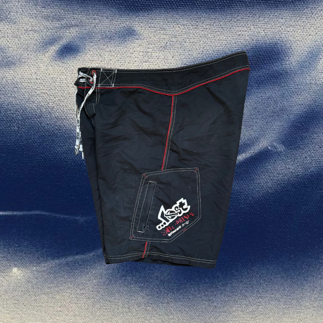 Lost Anti-Crisis black vintage boardies