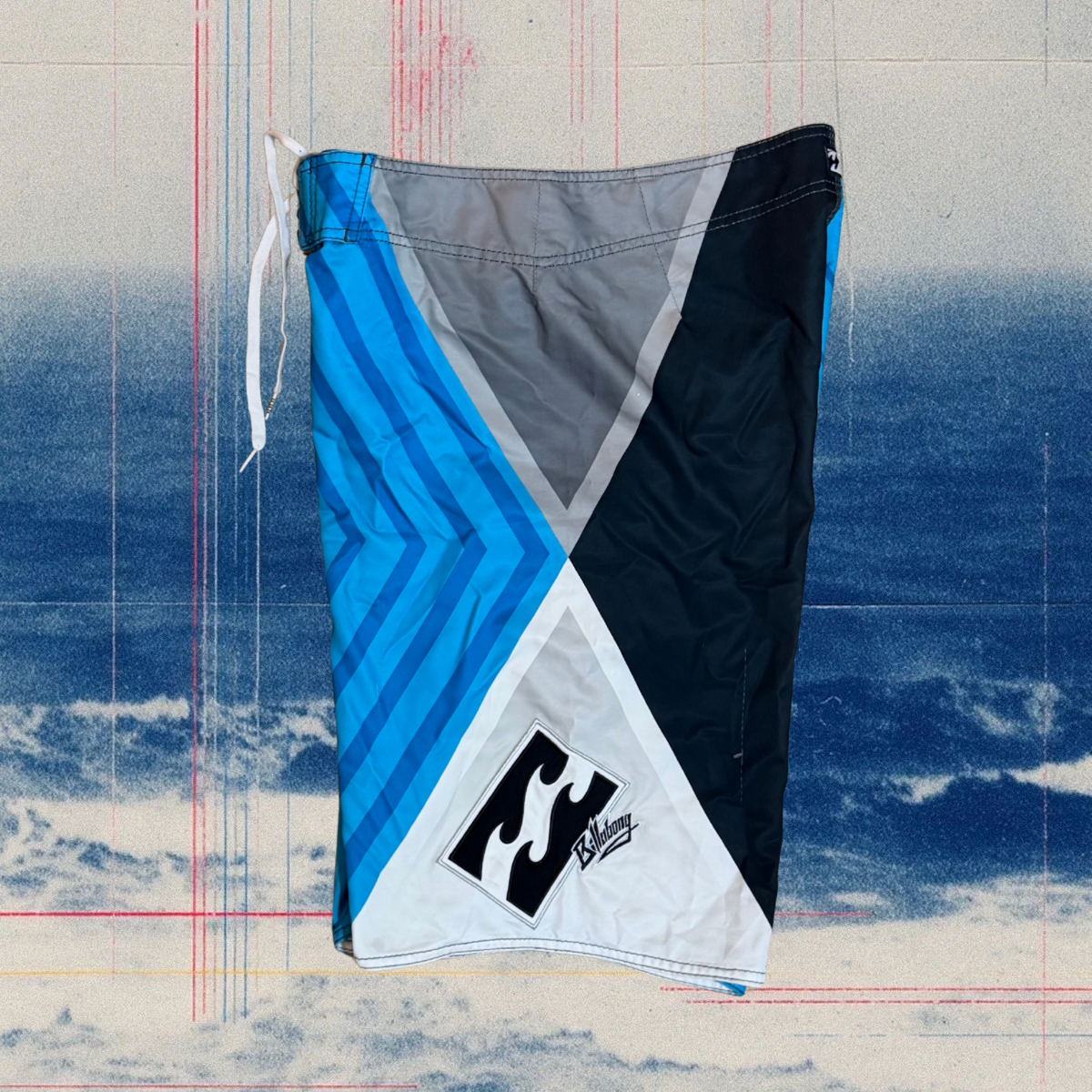 Andy Irons X Billabong blue signature vintage boardies