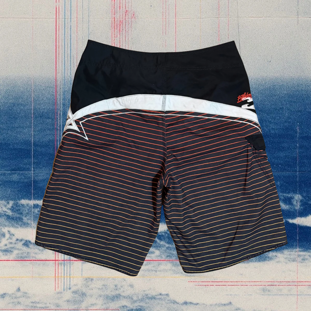 Billabong X Mark Occhilupo Signature vintage boardies