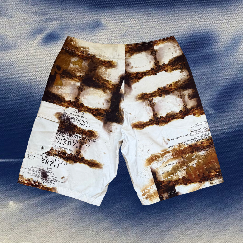 Oakley brown printed vintage boardies