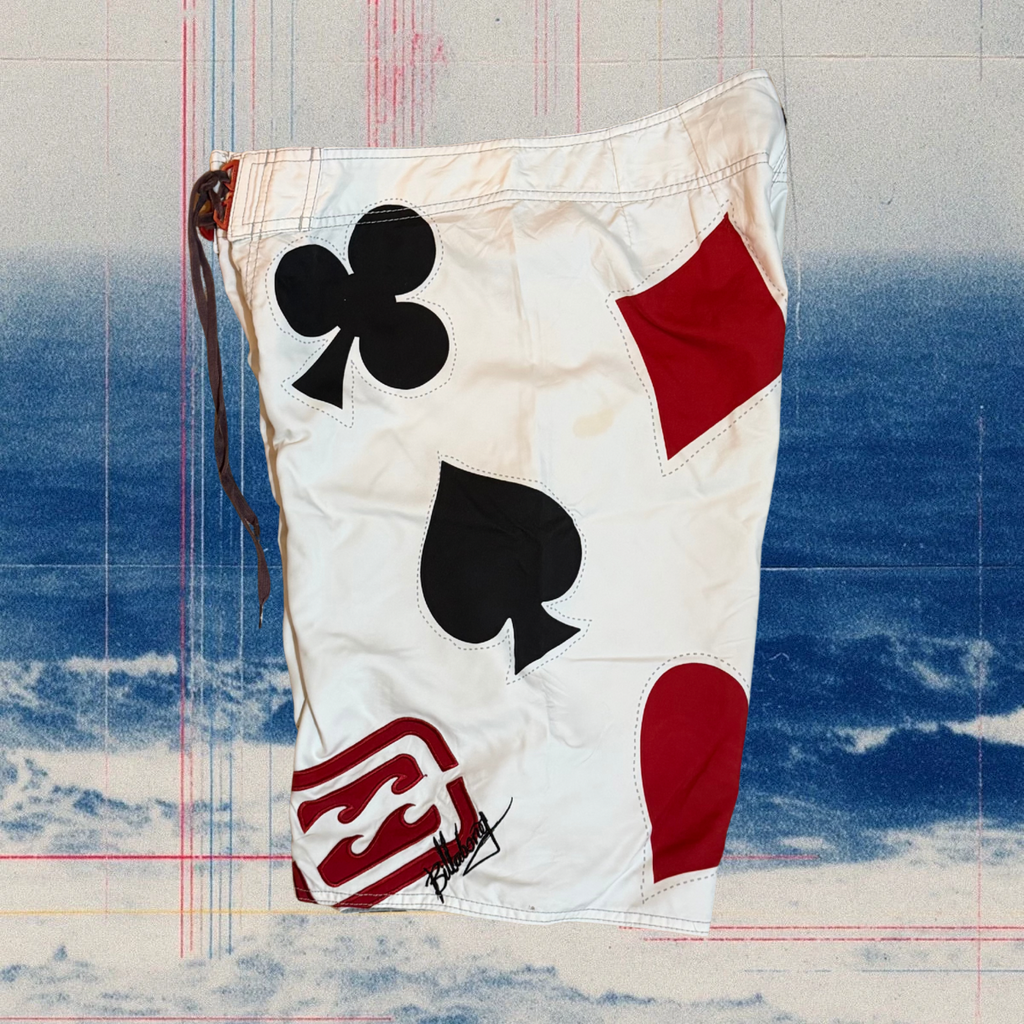 Billabong Taj Burrow "Royal Flush" Signature Series vintage boardies