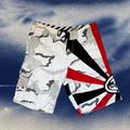 Andy Irons X Billabong camouflage rising sun vintage boardies