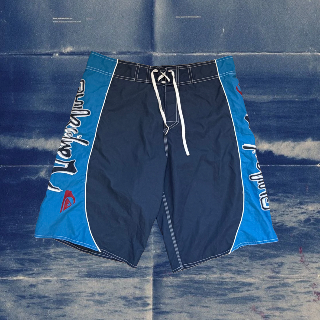 Quicksilver blue vintage boardies