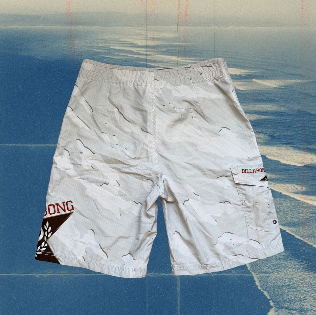 Billabong X Andy Iron camo vintage boardies
