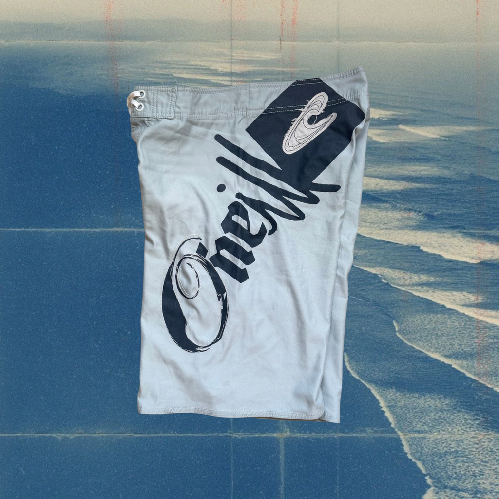 O’Neill grey with navy logo vintage boardies