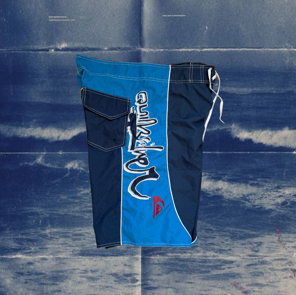 Quicksilver blue vintage boardies