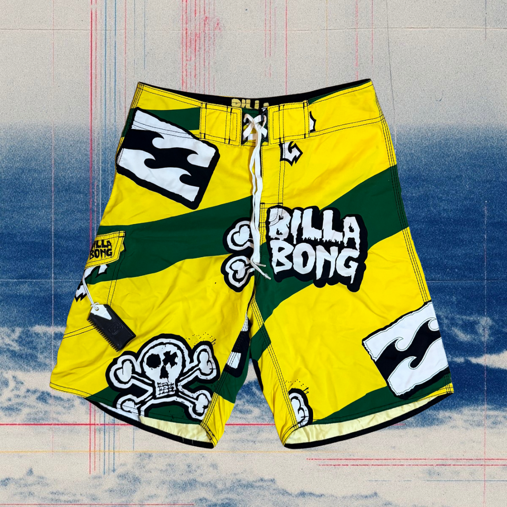 Billabong Bad Billy skull vintage boardies