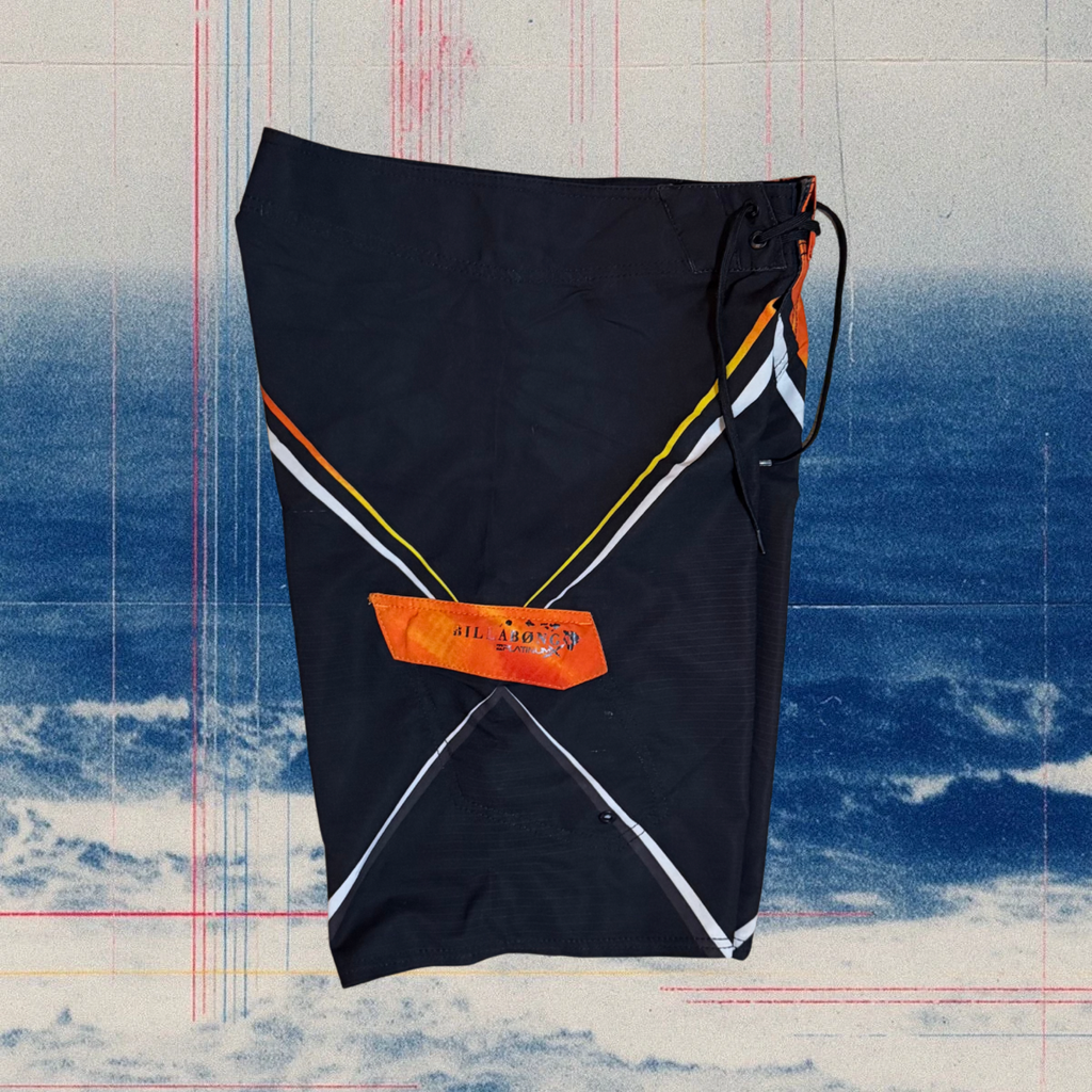 Billabong Platinum Recycler flames vintage boardies