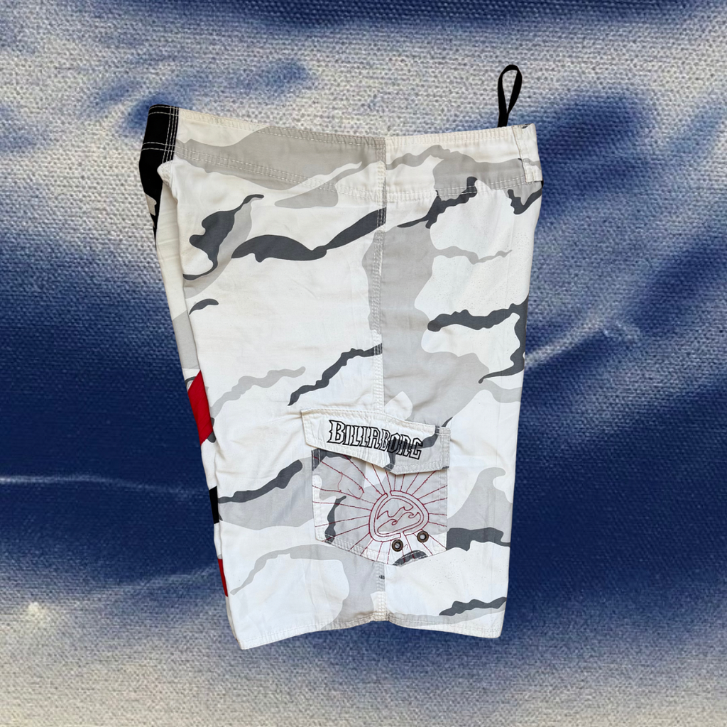Andy Irons X Billabong camouflage rising sun vintage boardies