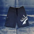 Quicksilver navy with white logo vintage boardies