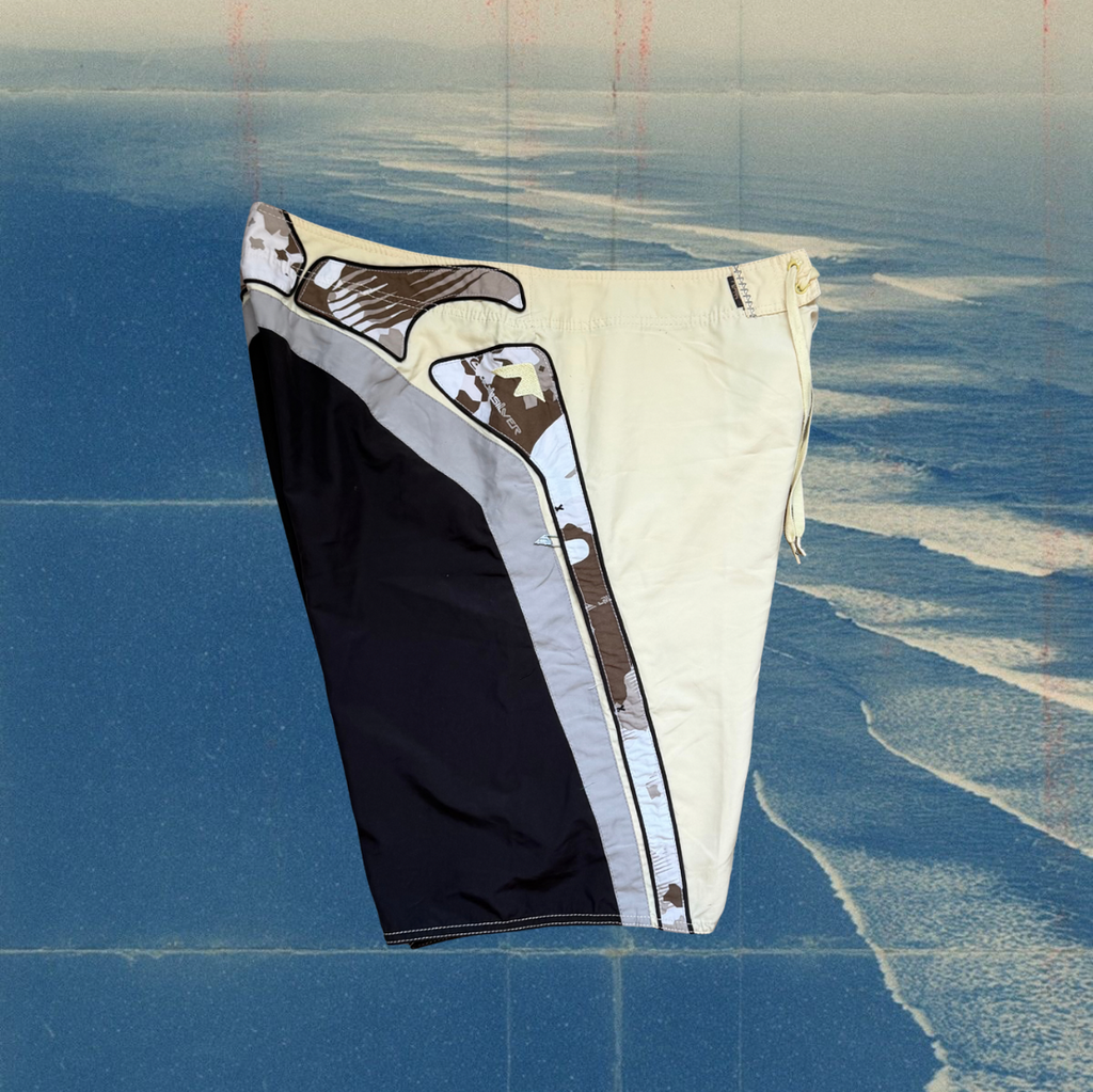 Quicksilver yellow/brown vintage boardies