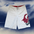 Quicksilver light grey vintage boardies