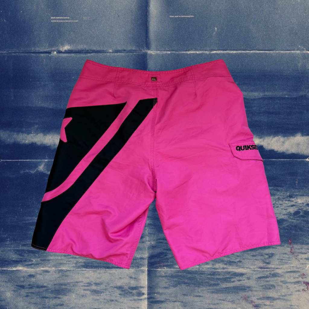 Quicksilver bright pink vintage boardies