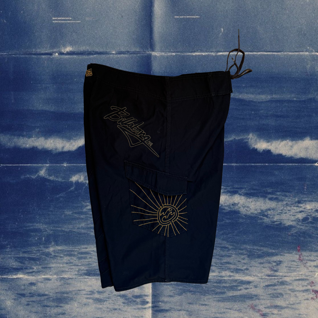 ANDY IRON x Billabong rising sun black & gold