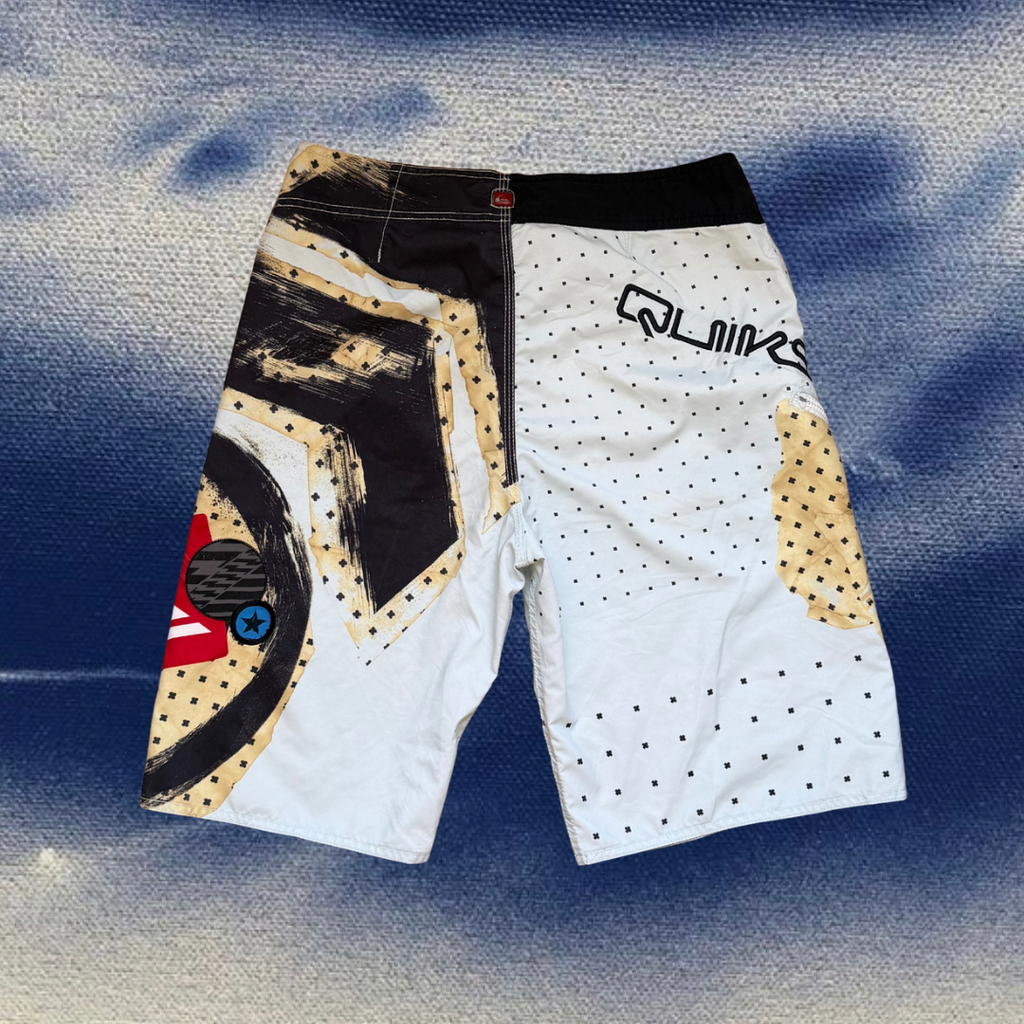 Quicksilver graphic vintage boardies