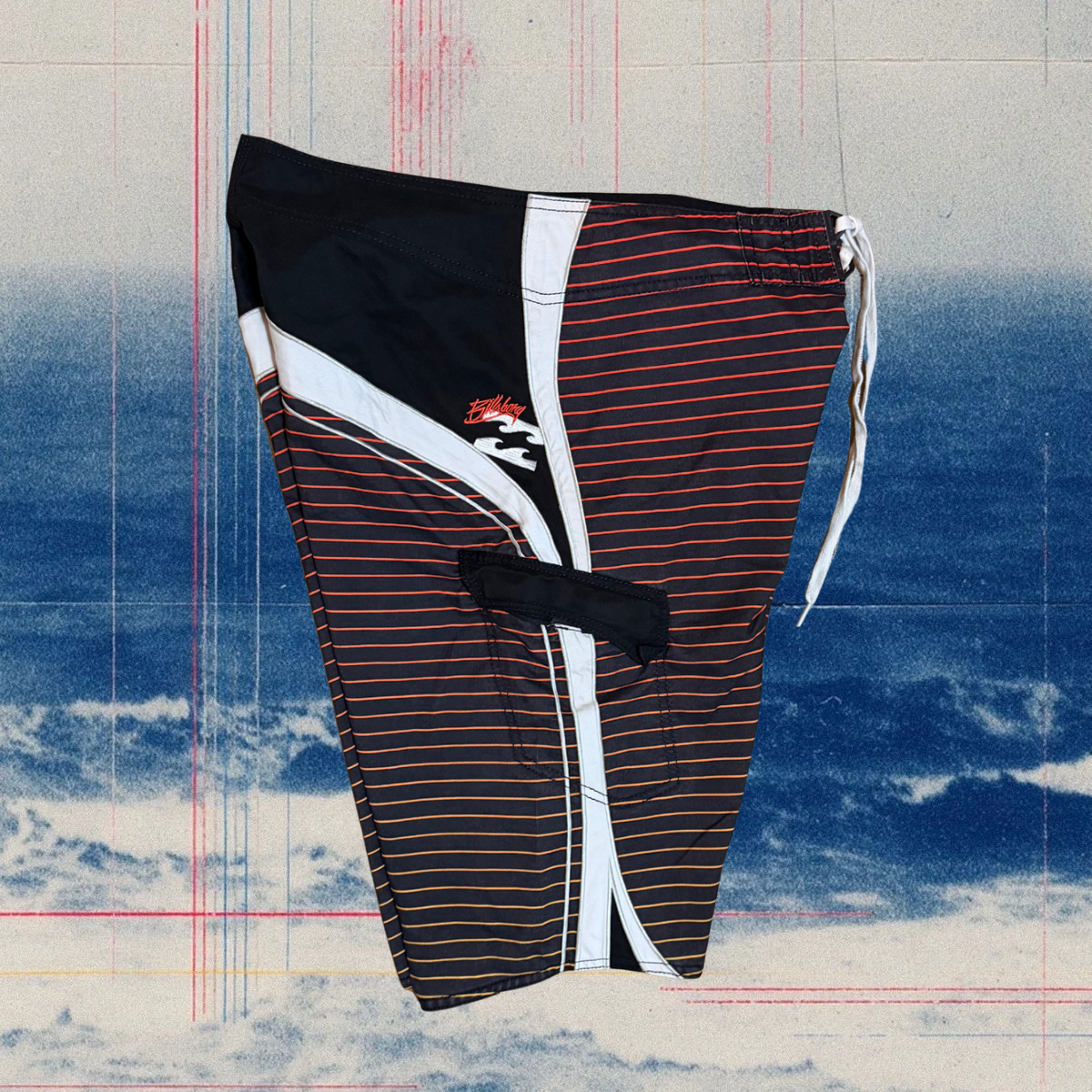 Billabong X Mark Occhilupo Signature vintage boardies